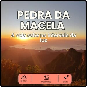Nascer do sol visto do topo da Pedra da Macela, em Cunha, roteiro da Rota Elementar com cachoeira, almoço no centro histórico e pôr do sol no Lavandário