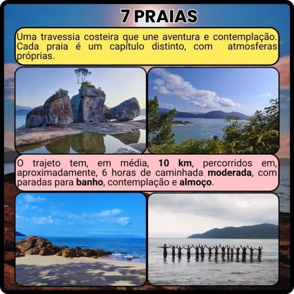 Trilha das 7 Praias de Ubatuba com saída de São Paulo – caminhada costeira por praias preservadas e Mata Atlântica