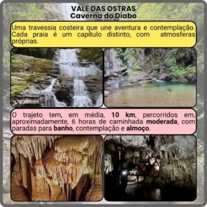 Trilha pelo Vale das Ostras e visita à Caverna do Diabo no Parque Estadual de Eldorado