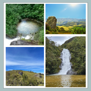 Subida ao Pico do Tira Chapéu com caminhada em terreno aberto, ganho de altitude constante e vista ampla no cume da Serra da Bocaina. No retorno, pausa para banho na Cachoeira Santo Isidro, com tempo para descansar o corpo e encerrar o dia em água corrente.
