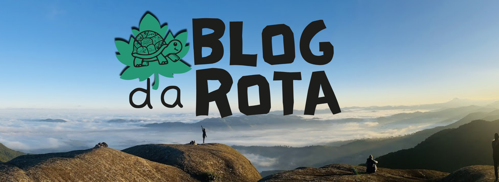 Banner do Blog da Rota Elementar com paisagem de montanha ao amanhecer e foco em turismo cultural, ecoturismo, trilhas e experiências na natureza.